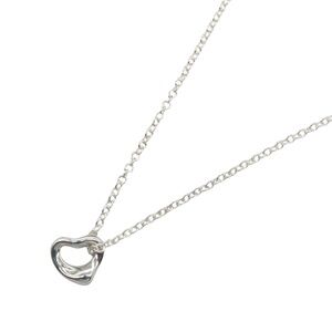 Tiffany Co Open Heart Necklace Sterling Silver
